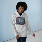 What Lurks Beneath The Surface Unisex Premium Full Zip Hoodie