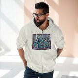 What Lurks Beneath The Surface Unisex Premium Full Zip Hoodie